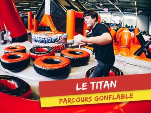 Parcours gonflable - Le Titan - Made in Asia 2022